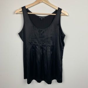[SOLD] Eileen Fisher Sleeveless Pleated Silk Top